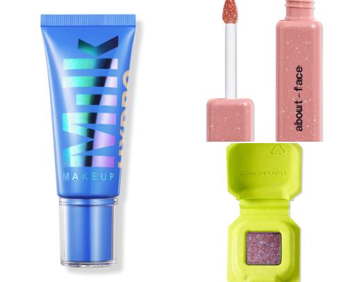 Cosmetics - Makeup cover photo collage