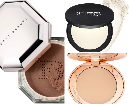 Best setting powders for acne-prone skin cover photo collage