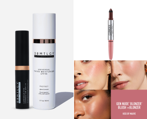My fav makeup products for mature skin cover photo collage