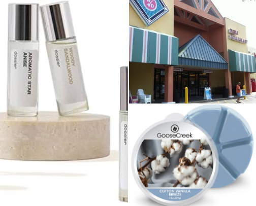 Perfumes and sprays cover photo collage
