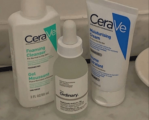 Affordable skincare cover photo collage