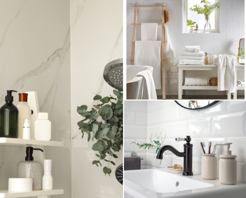 What you will find in my bathroom ✨🛁 cover photo collage