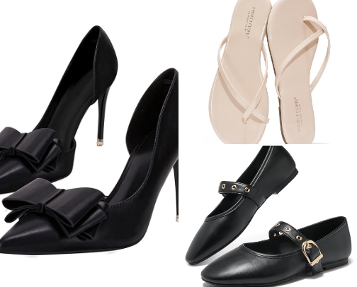 Shoes cover photo collage