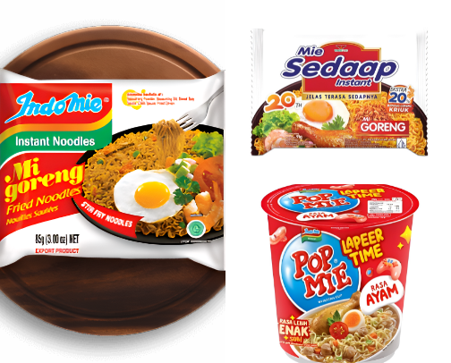 Indonesian Instant Noodles: Indomie, Mie Sedaap, Pop Mie & More cover photo collage