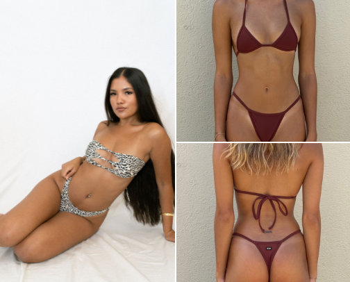 swimwear cover photo collage