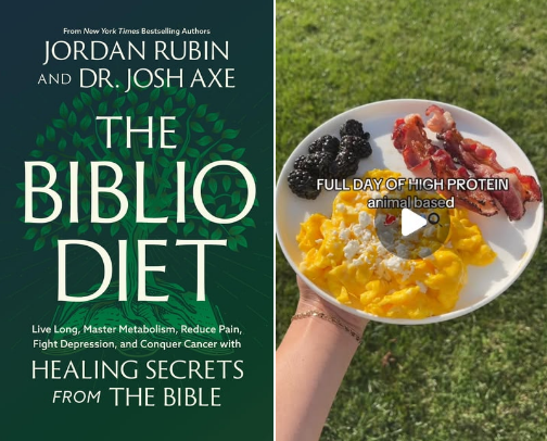 Eating Animal Based or Bible based to finally heal! cover photo collage