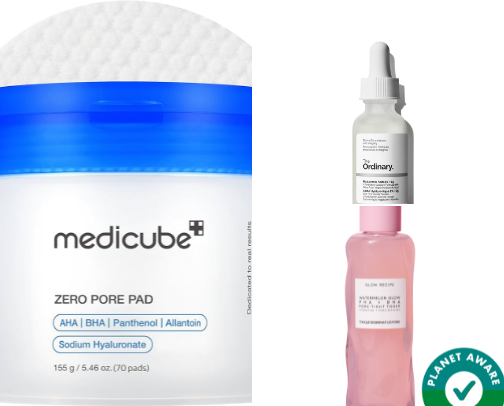 healthy skincare must haves for clear skin! cover photo collage