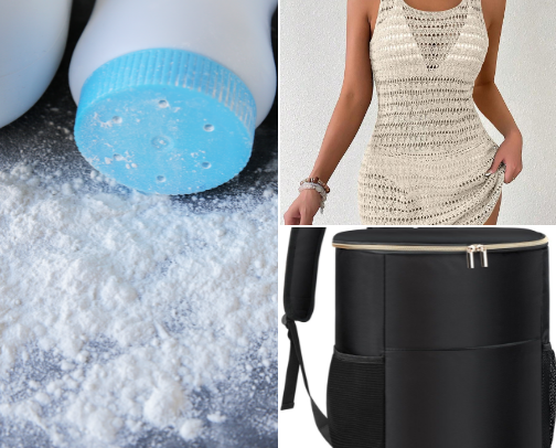 Beach essentials cover photo collage