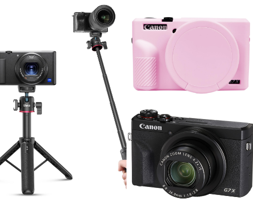 Canon G7X M iii starter kit (creator edition) cover photo collage