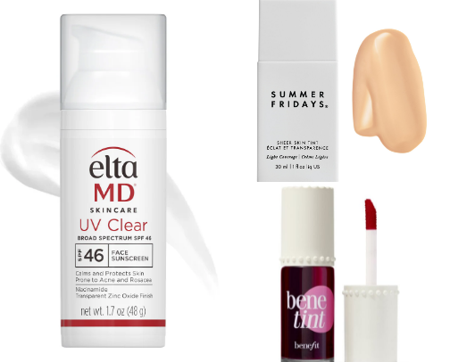 Summer make up cover photo collage