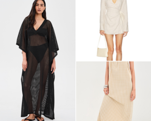 Beach to Brunch: Swim, Dresses & Bags Under $400 cover photo collage