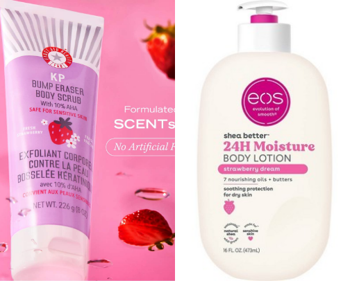 smelling like strawberries all day🍓 cover photo collage