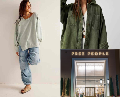 Free People cover photo collage