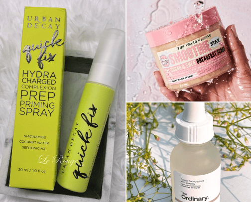 My skincare routine cover photo collage