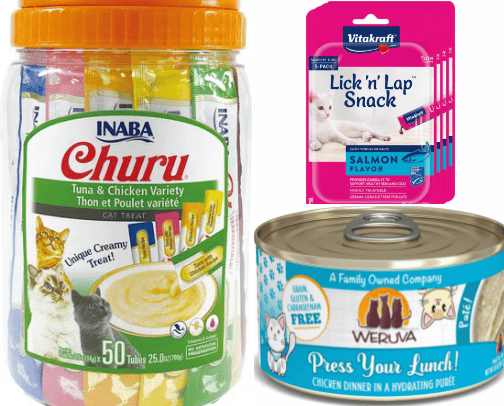 Cat Food & Treats cover photo collage