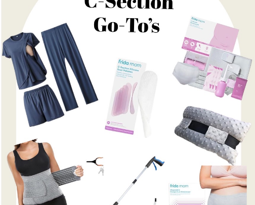 My HONEST Amazon Go To’s for my c section support cover photo collage