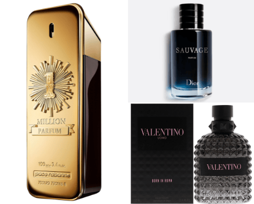 Man Perfume cover photo collage
