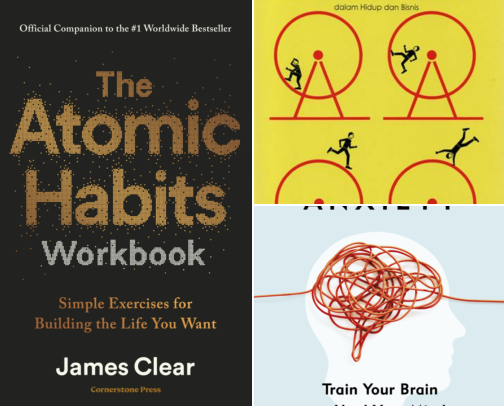 Books That Made Me Understand Why I Keep Quitting Good Habits cover photo collage