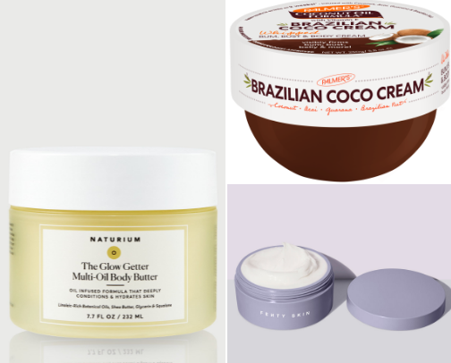 Body butters/lotions! cover photo collage