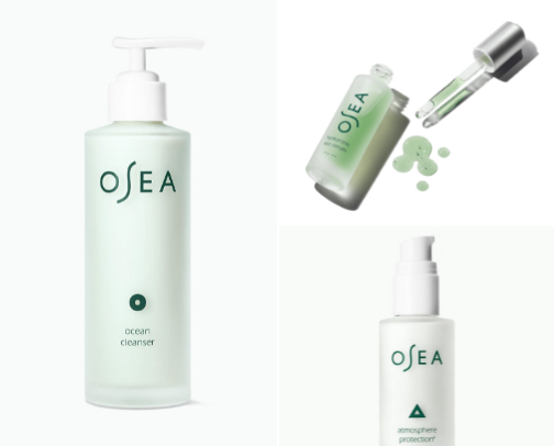 BlueLagoon Bliss 💙🌺OSea products cover photo collage