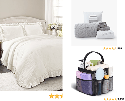 College dorm room essentials🤍 cover photo collage
