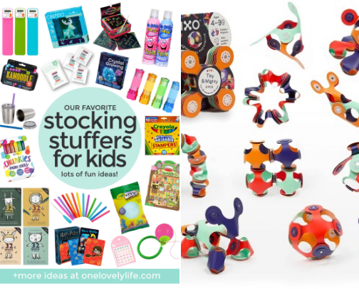 Stocking stuffers for kids cover photo collage