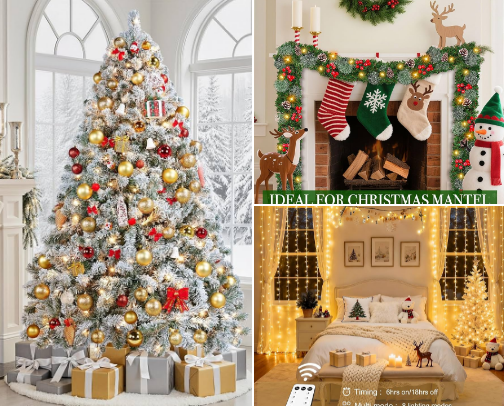 All things Christmas Decor! cover photo collage