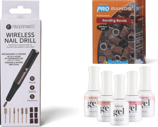 Gel nails at home starter kit!! cover photo collage