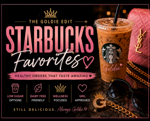My Go To Starbucks Orders for PMOS (PCOS) & Weight Loss☕️ cover photo collage