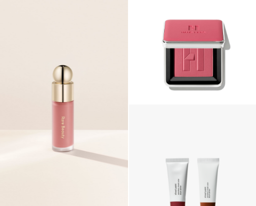 fave blush for fair skin! cover photo collage