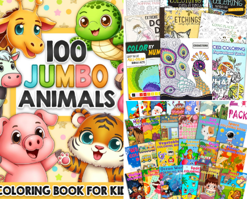 📖🧒 Activity & Learning Ebooks for Kids cover photo collage