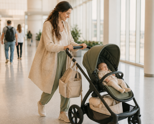 Traveling with a Newborn Baby 👶 cover photo collage