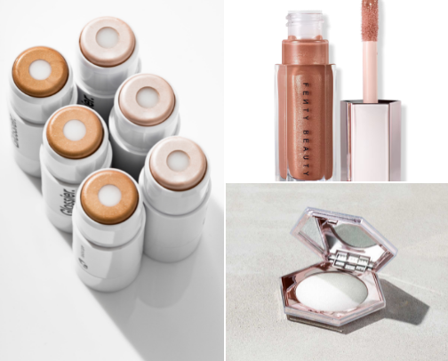 What is in my make up bag cover photo collage