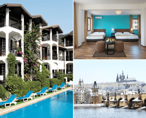 Holiday deals under £500 cover photo collage