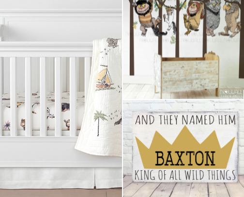 Nursery Theme - Where the Wild Things Are cover photo collage