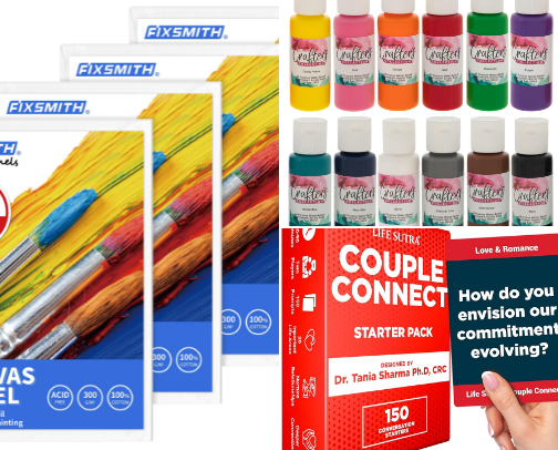 Fun in home date night 🌙 💕 cover photo collage