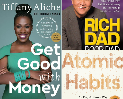 Books to up level your life 🙌🏾 cover photo collage