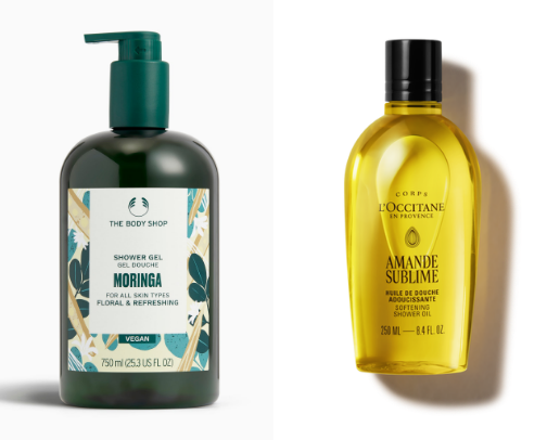 A Shower Essentials I Love cover photo collage