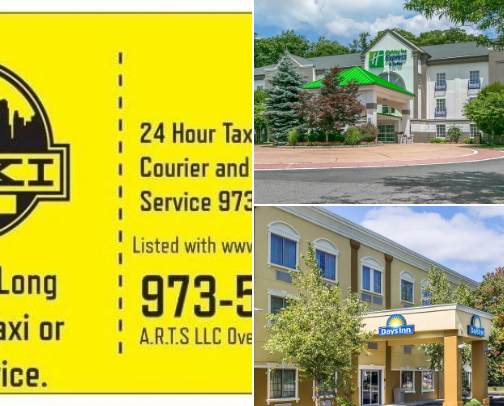 Best Hotels in Hackettstown NJ + Reliable Airport Taxi & Car Rentals 2026 Guide cover photo collage