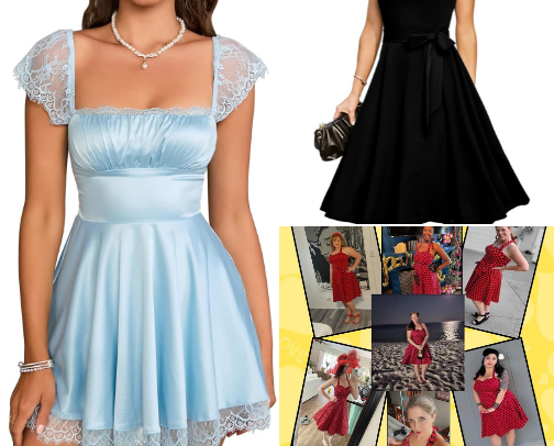 Amazon’s Trendy & Affordable Modern Vintage Dresses for 2025! cover photo collage