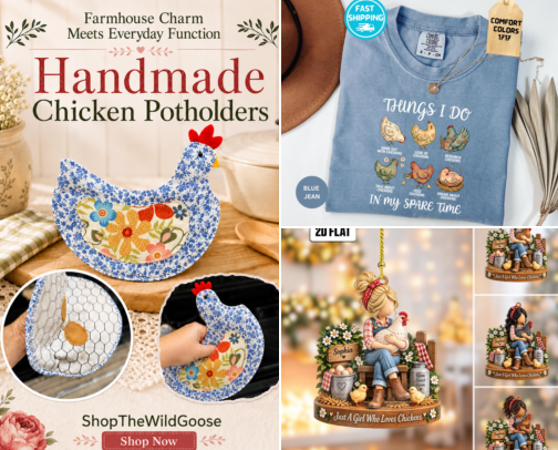 Best Gifts for Chicken Lovers 🐔 | Fun, Useful & Unique Finds cover photo collage