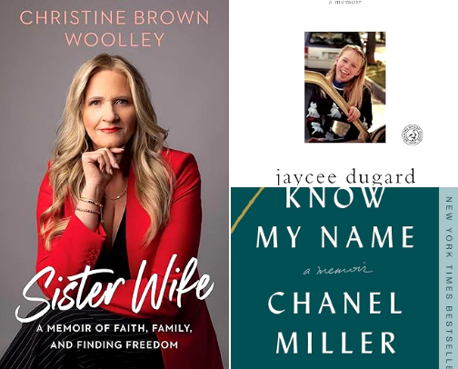 My favorite memoirs cover photo collage