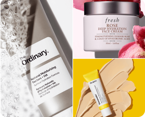 Moisturizer cover photo collage
