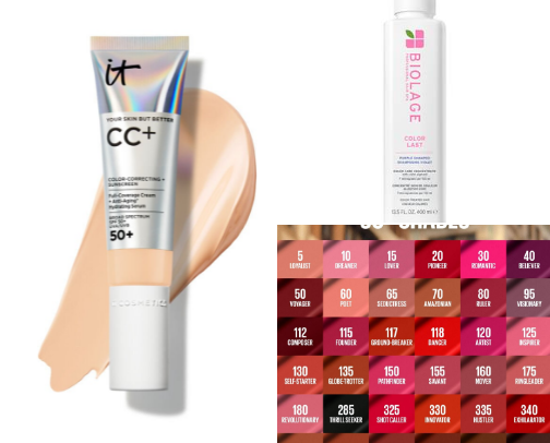 My favorite beauty recs cover photo collage