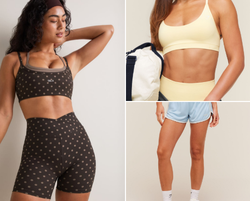 Activewear & Workout Favourites cover photo collage