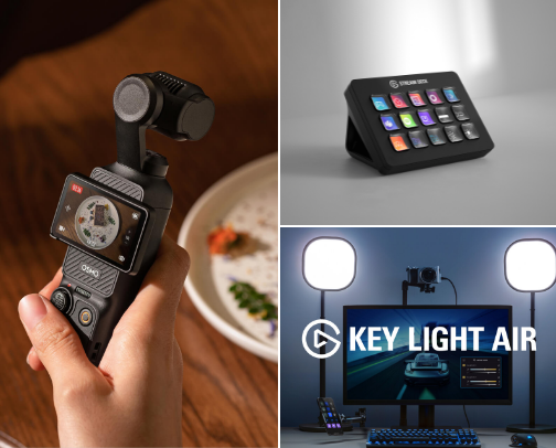 The Content Creator Blueprint: 15 Amazon Essentials for High-Quality Production cover photo collage