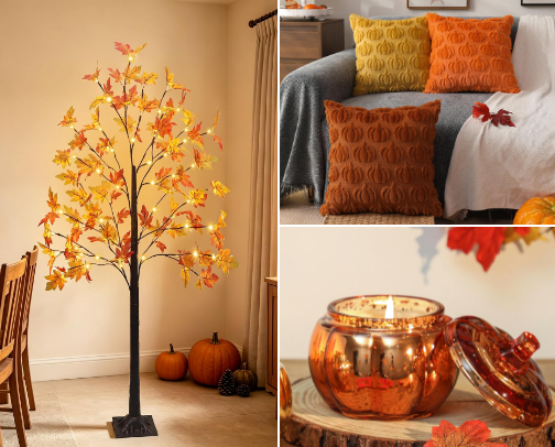 Falling for Fall Decor 🍂 cover photo collage