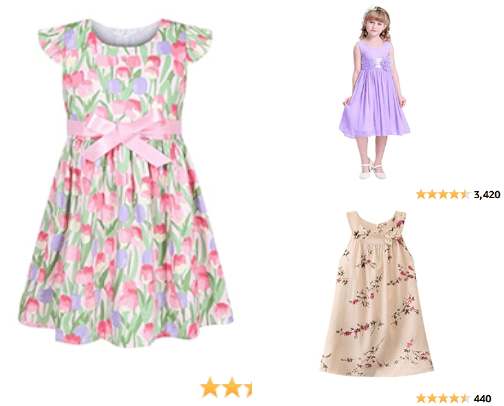 Easter Outfits cover photo collage