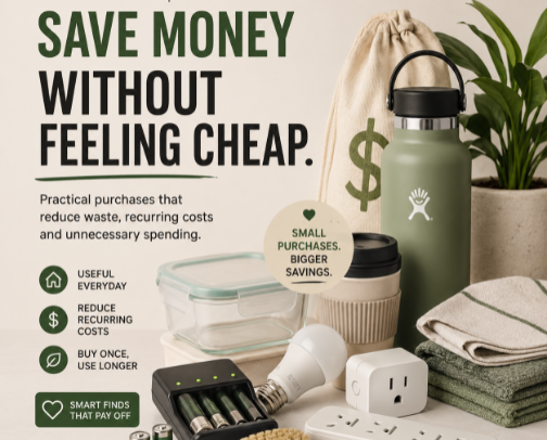 Things That Actually Save You Money cover photo collage