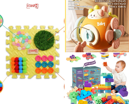 Early Development Toys cover photo collage